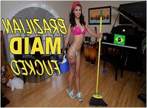 Small gina valentina gets her brazillian ass spunked 