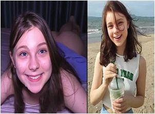 Three teen cuties catch a big dong on the beach 